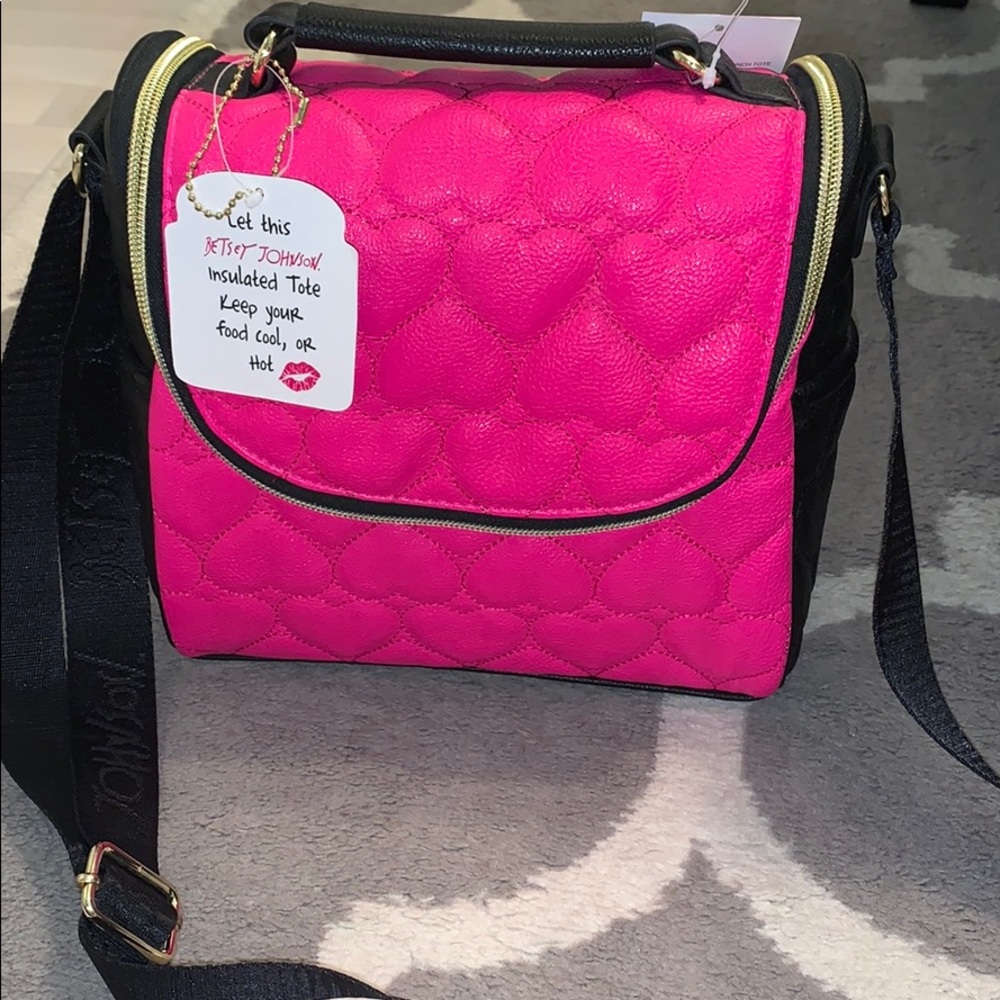 betsy johnson lunch tote
